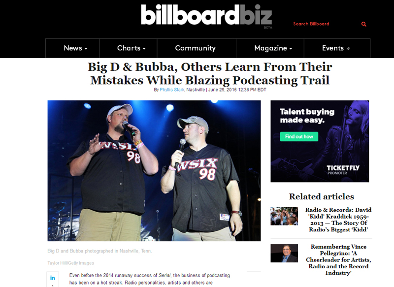 Big D & Bubba, Others Learn From Their Mistakes While Blazing Podcasting Trail