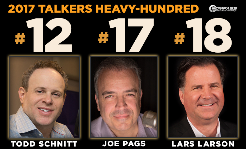Three Compass Media Networks affiliated talk shows make TOP 20 in “HEAVY HUNDRED”