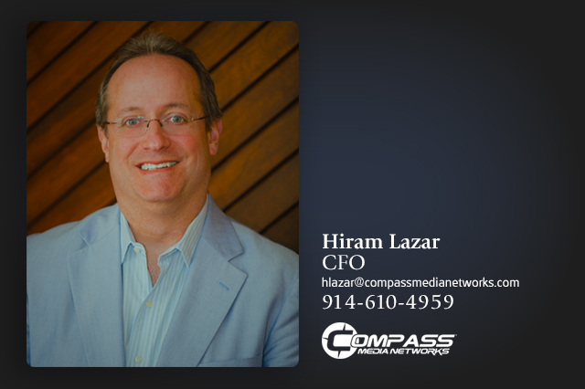 Hiram Lazar, Chief Financial Officer at Compass Media Networks