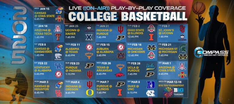 COMPASS MEDIA NETWORKS ANNOUNCES 17th SEASON OF COLLEGE BASKETBALL COVERAGE